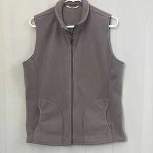Woolrich fleece zip up vest